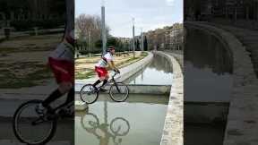Bicyclists Jumps Over Water | People Are Awesome