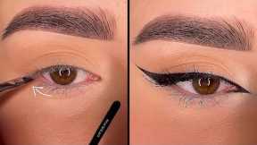 Eyeliner tip for beginners & eyes makeup ideas for different eye shape