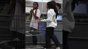 SHE THREW HER SHOPPING! FARTING IN WALMART!