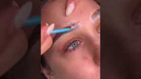 satisfying brow transformations #shorts