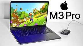 Apple MacBook Pro M3 Pro Unboxing + Gaming Test (Minecraft, Fortnite, Resident Evil)