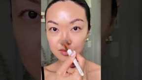 Quite honestly, the easiest nose contouring hack everrrr 🤯 #nosecontouring #nosecontour