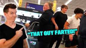 THAT GUY FARTED! - The Pooter - Farting at Walmart