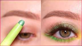 Green EYE Makeup Looks & Eyeshadow Tutorials