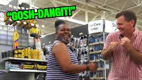 THE POOTER - Farting at Walmart - You scared me to death!