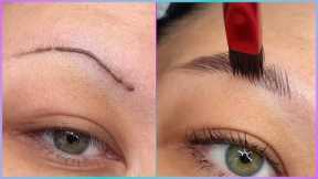 13 Eyebrow Transformations That Will Completely Mesmerize You | Thin eyebrows tutorial