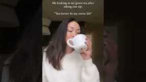 I have high hopes 🍵#funnyvideos #momlife #wellness #funnymeme #greentealover