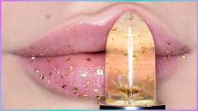 13 Glamorous Lipstick Makeover Looks | Beautiful Lips Art Ideas & Lipstick Shades