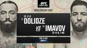UFC Vegas 85: Dolidze vs Imavov - February 3 | Fight Promo