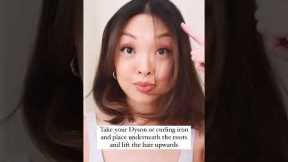 This hair *HACK* gives instant volume! 🦁 #dysontips #dysonairwrap #hairvolume