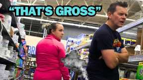 The Pooter - Lady is disgusted by farting man at Walmart