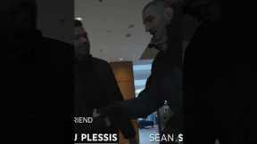 A Sean Strickland and Dricus du Plessis run-in at the hotel in episode 3 of #UFC297 Embedded 😳
