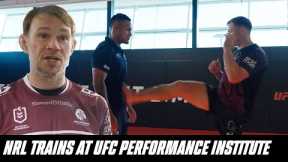 Australia's National Rugby League Trains at UFC Performance Institute