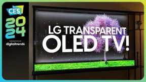 LG Stuns with Transparent OLED TV | 2024 LG TV Lineup at CES