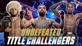Undefeated UFC Title Challengers