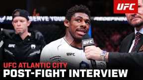 Joaquin Buckley Post-Fight Interview | UFC Atlantic City