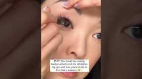 The quickest lash TRICK for wide-awake eyes #lashtricks #lashhack #longlashes #lashtutorials