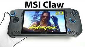 I was expecting better... $799 MSI CLAW Gaming Handheld! - 17 Games Tested
