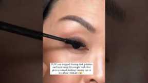 One shade, one brush, zero stress 🫶🏻#smokeyeye #simplesmokeyeye #easyeyeshadow #eyeshadowhack