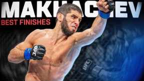 Give Me Brock Lesnar! 💯 | Islam Makhachev's Best Finishes | UFC 302