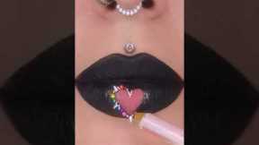 Black lips makeup ✨✨
