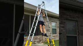 From 3 to 20 FT! Ultra Portable Telescoping A-frame Ladder 🪜