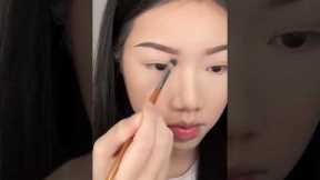 Asian girl trying out Latina makeup ID: jss12582t99 #makeup #viral #fyp