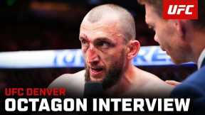 Muslim Salikhov Octagon Interview | UFC Denver