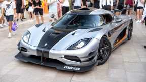 BEST OF Monaco 2024 ! Pagani Utopia, 2x Koenigsegg ONE:1, Pagani Zonda F, Valkyrie Spider, 2x Divo