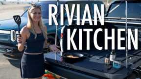 Rivian's Travel Kitchen is here!!! First look and testing on the R1T!