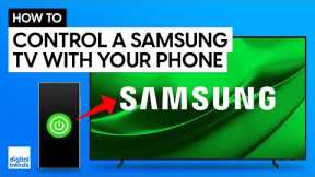 How to Control & Turn On/Off a Samsung TV Without the Remote