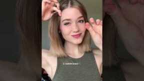 3 easy hairstyles #hairhacks #hairstyle