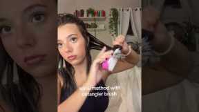 Wavy/curly hair tutorial #curlyhair #wavyhair