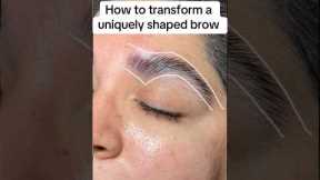 Unbelievable brow transformation