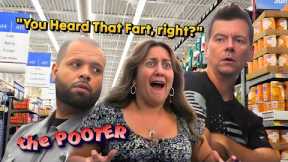 THE POOTER - You heard that fart, right? - Farting in Public at Walmart