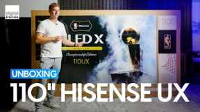 Unboxing a GIANT | The 110-Inch Hisense UX Championship Edition!